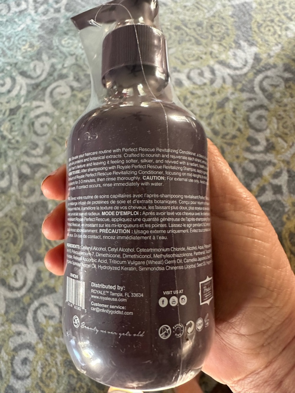 Royale Hair Rescue Shampoo & Conditioner Set - Picture 3 of 4